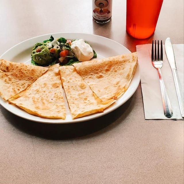 Cheese Quesadilla.