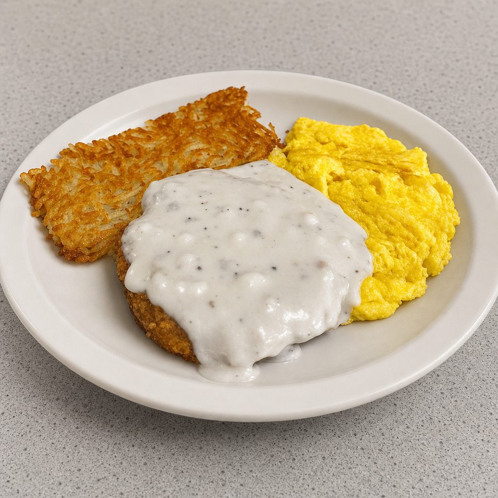 Chicken Fried Steak & Eggs.