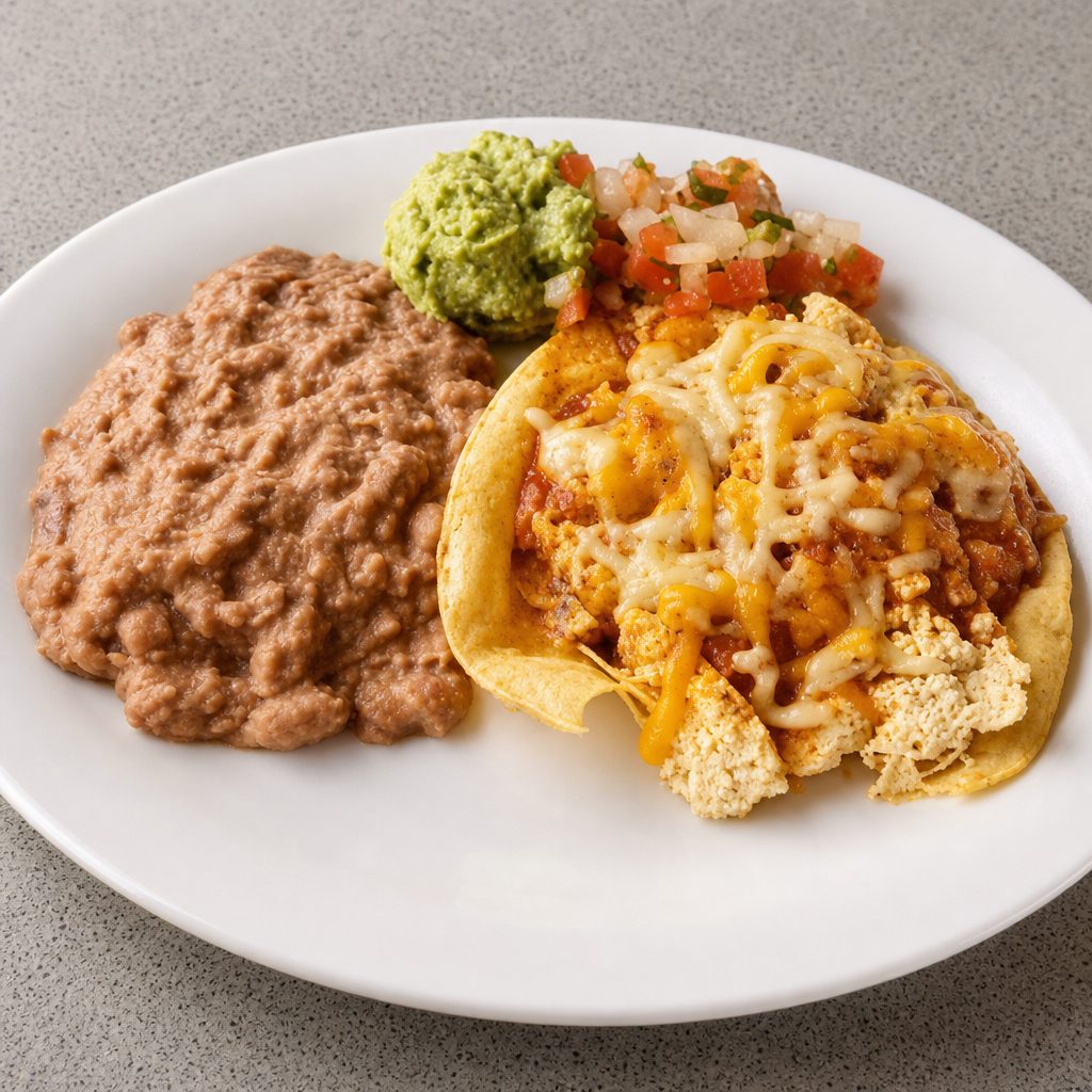 Vegan “Huevos” Rancheros.