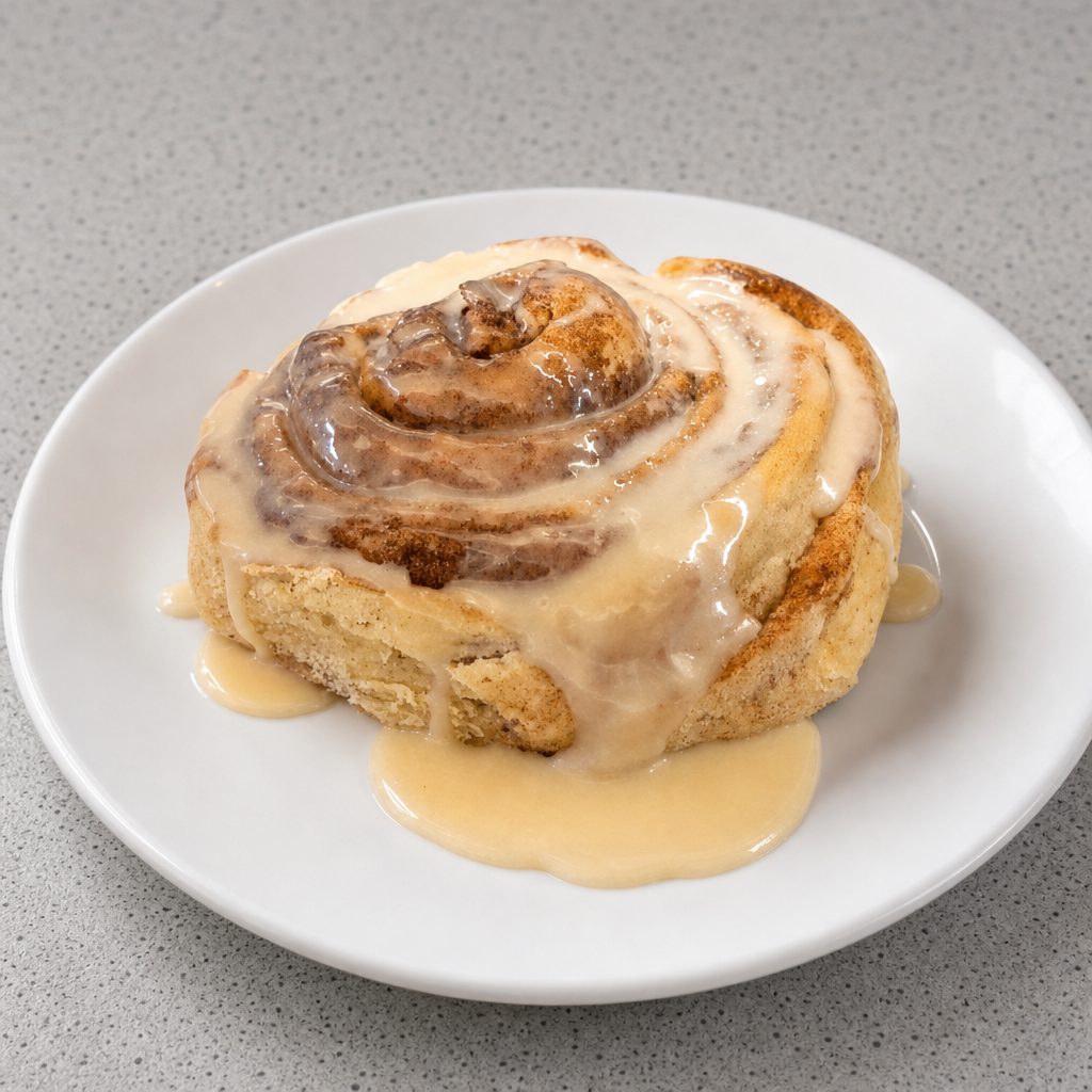Homemade Cinnamon Roll.