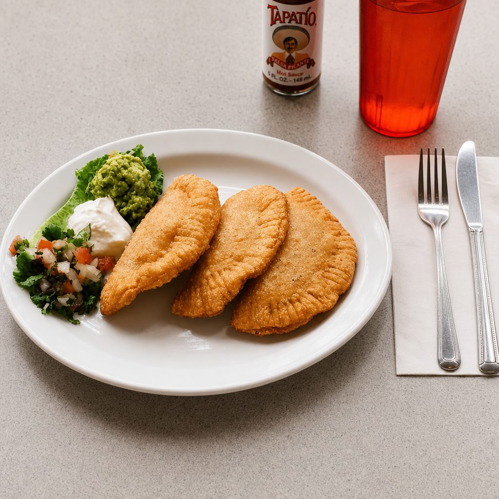 3 Beef Empanadas.