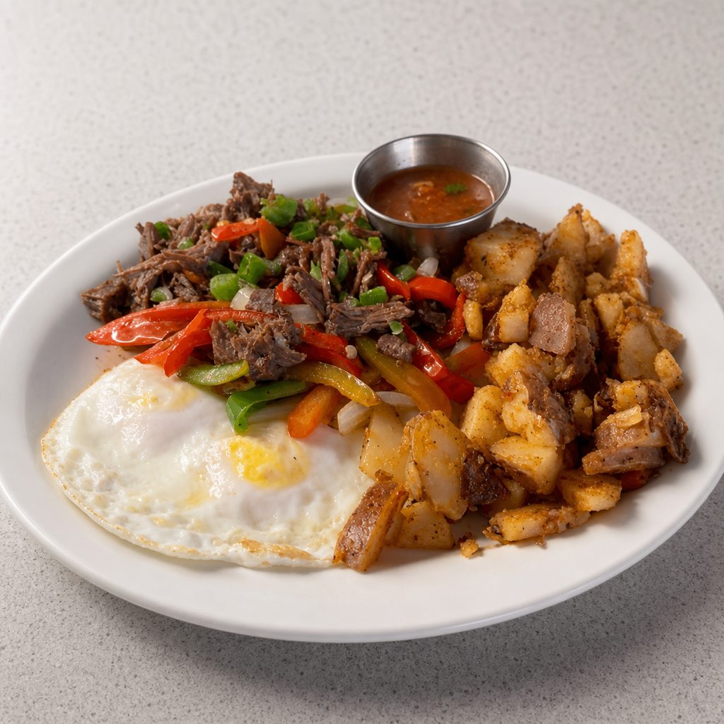 Machaca & Eggs.