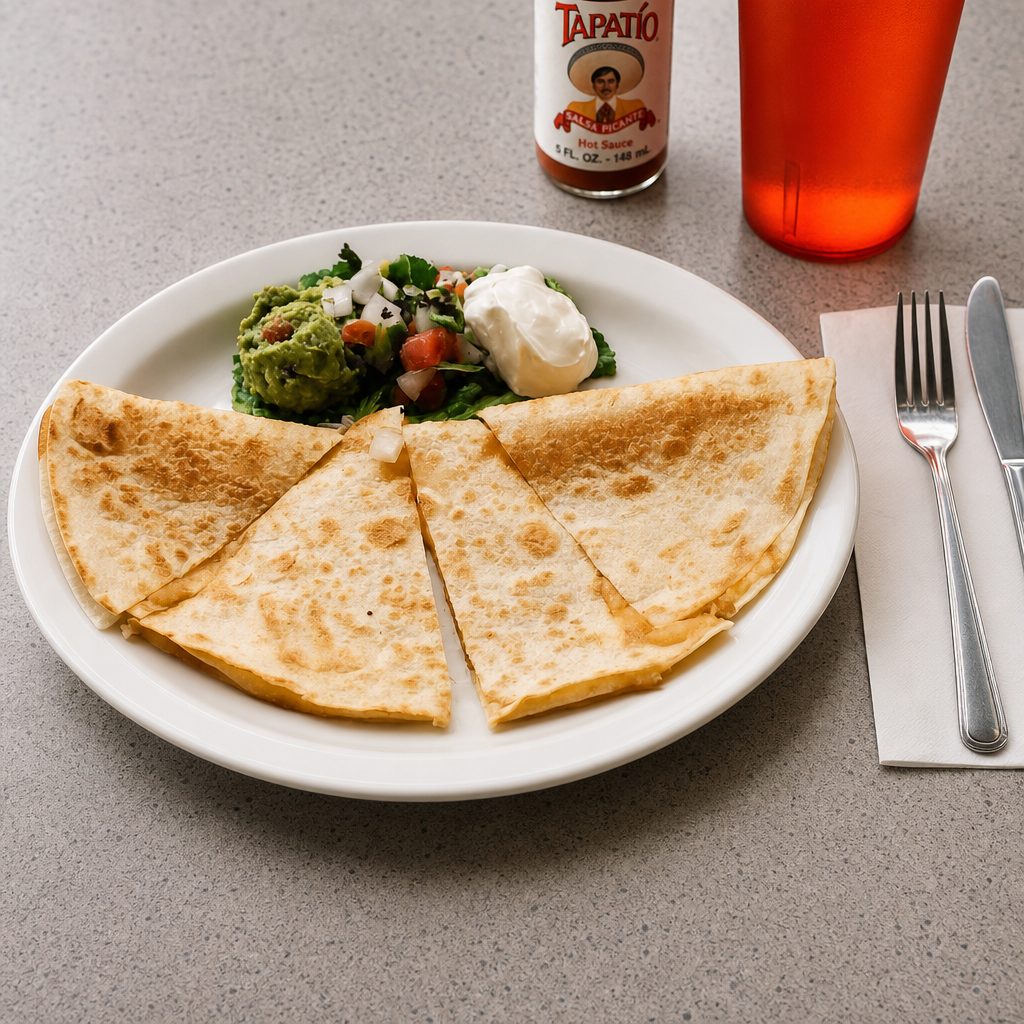 Cheese Quesadilla.