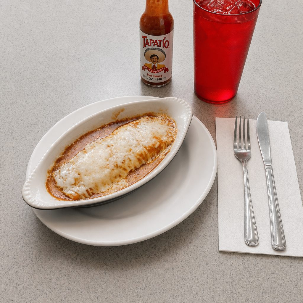 Single Cheese Enchilada A la Carte.